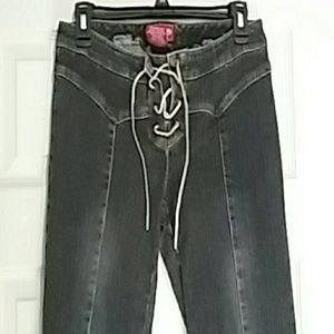 Designer Smokey Blue Jeans